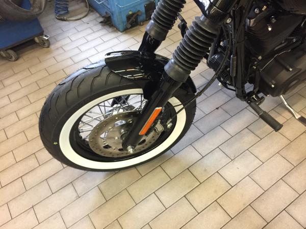 Frontfender Harley 160mm Dyna Street Bob Softail
